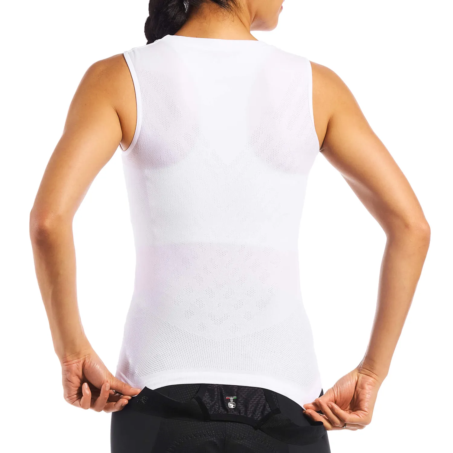 Giordana Lightweight Knitted ärmlöst baslager svart