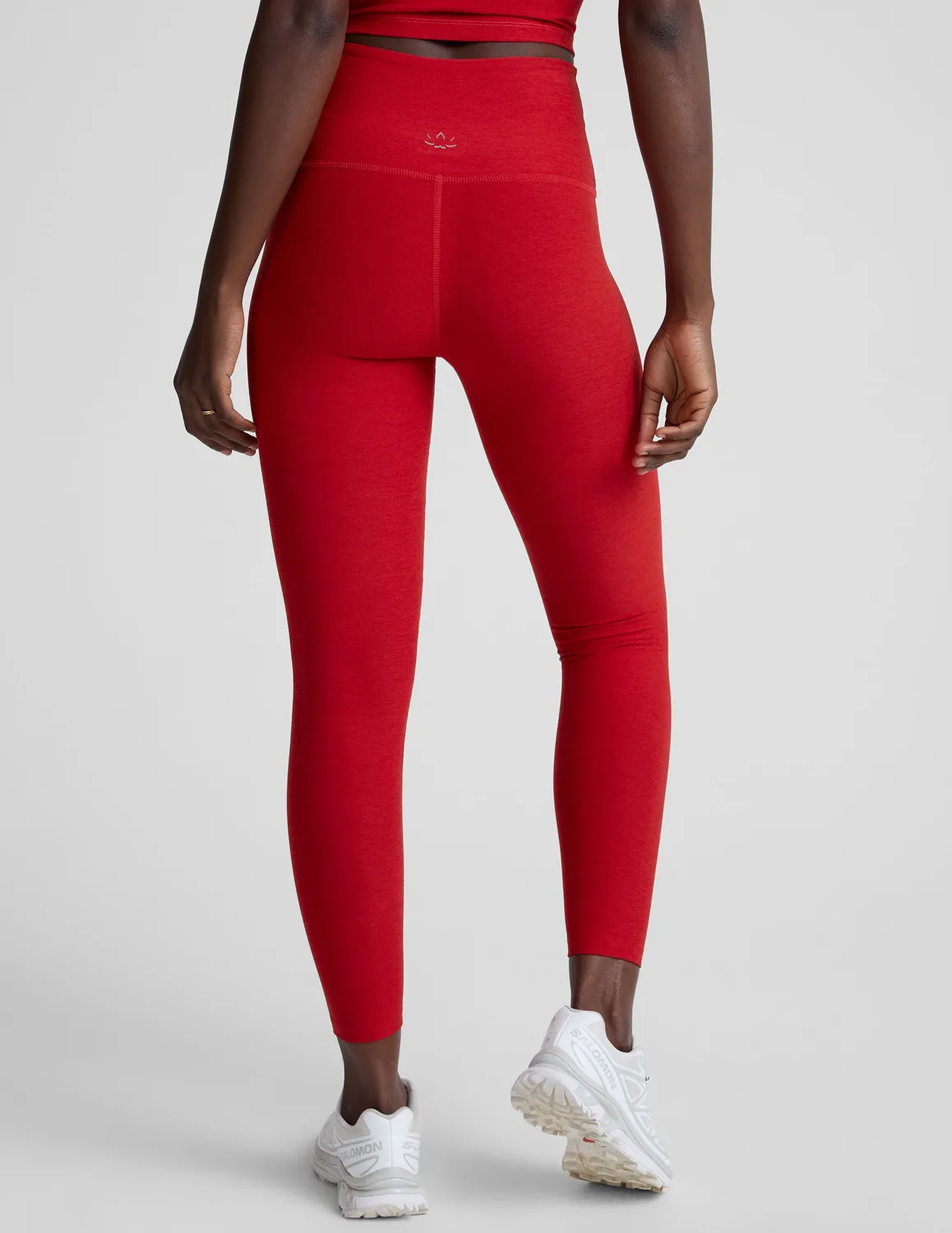Beyond Yoga Spacedye Caught In The Midi tights Holly Red Heather hög midja