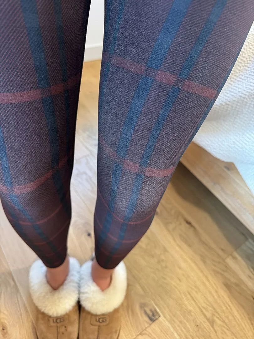 Beyond Yoga SoftMark Daydream Meadow High Waisted Midi leggings blå