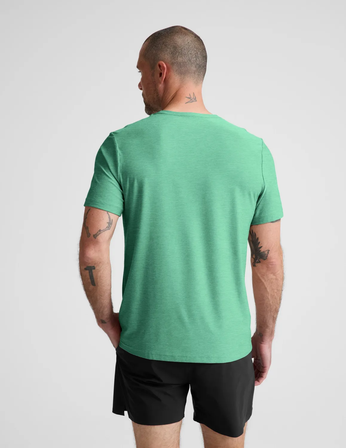 Beyond Yoga Always Beyond Crew Tee 2.0 t-shirt emerald lätt