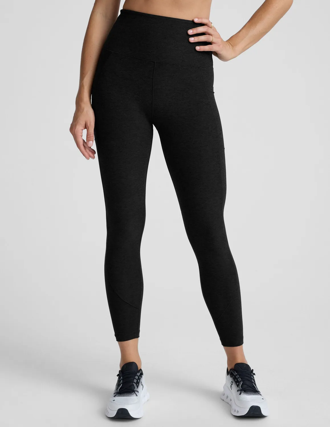 Beyond Yoga Spacedye Be Free Pocket leggings Darkest Night med fickor