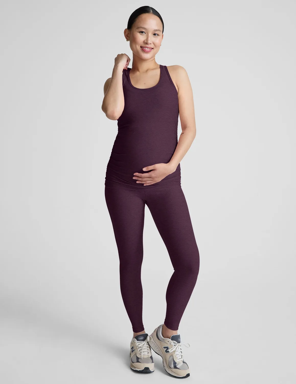 Beyond Yoga Featherweight Let It Grow Racerback mammalinne lila