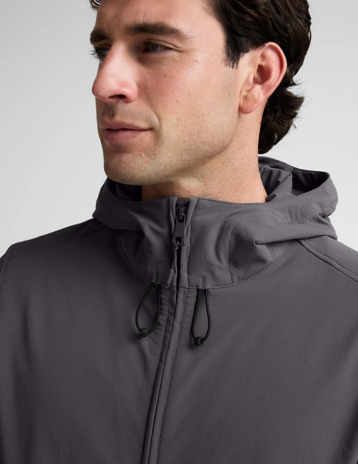 Beyond Yoga AirLite Hooded Full Zip jacka svart