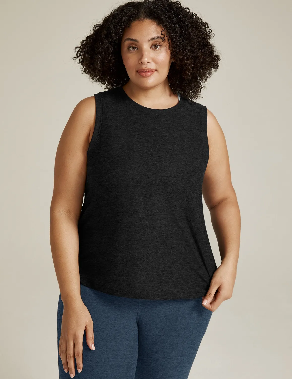 Beyond Yoga Featherweight Rebalance träningstopp darkest night lös