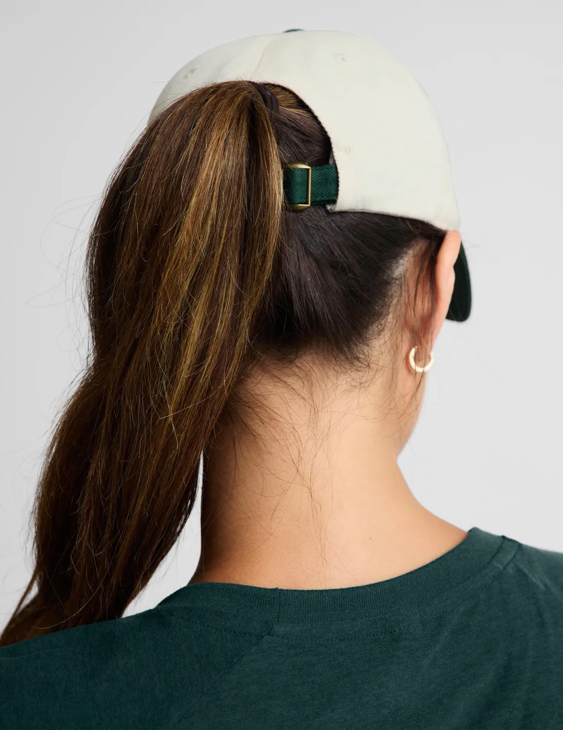 Beyond Yoga Dad Hat keps Sea Salt Washed Dark Ivy justerbar