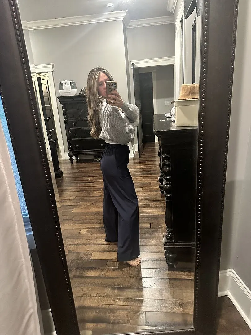Beyond Yoga Status Wide Leg Trouser 29 byxor svart vida