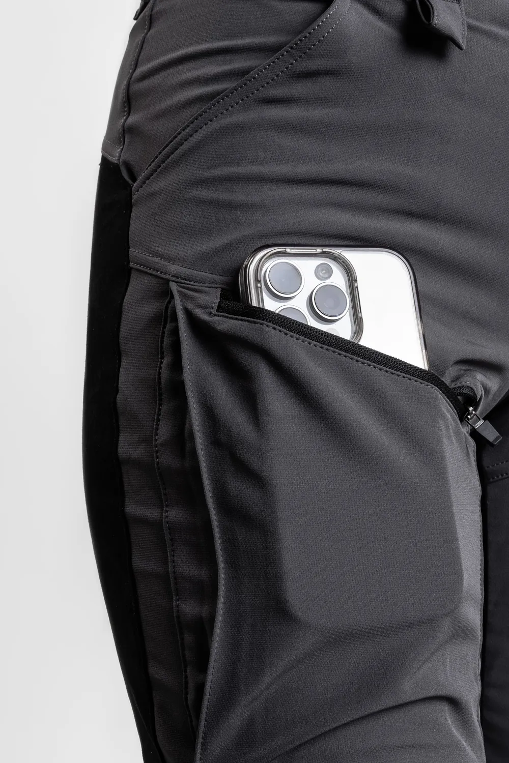 ZacZess Move Overpants överdragsbyxor grå stretch