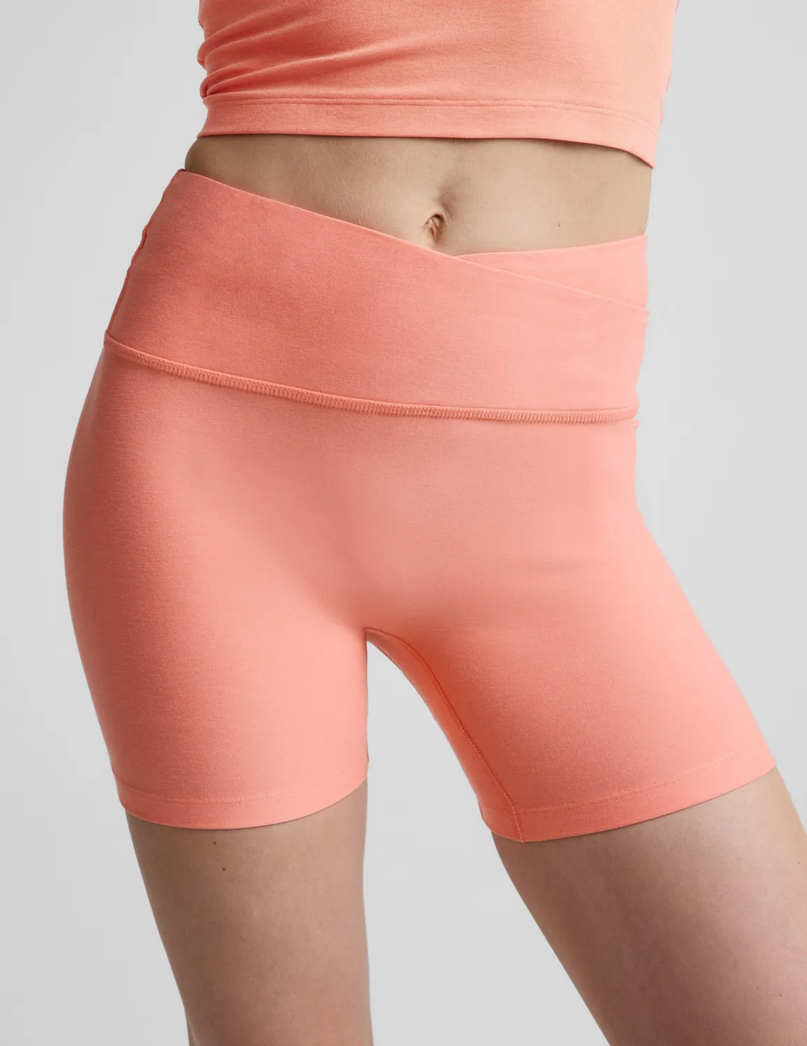 Beyond Yoga Spacedye No Front Seam 5" bikershorts Dreamsicle