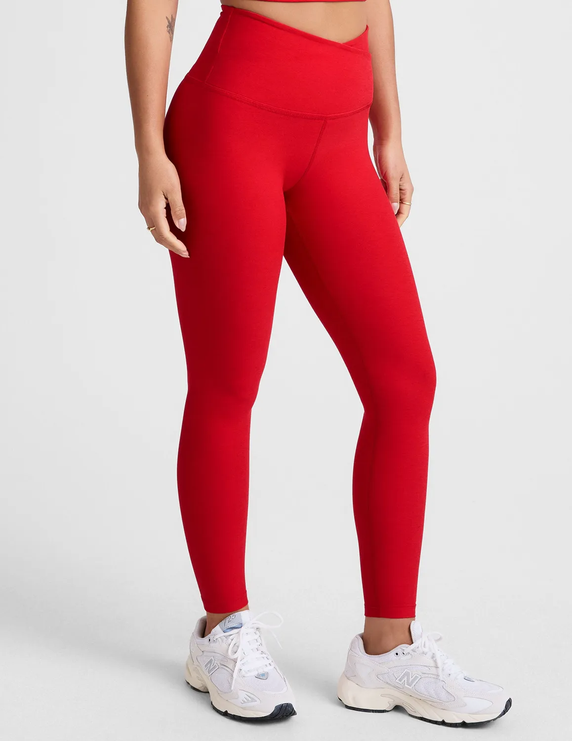 Beyond Yoga Spacedye At Your Leisure träningstights Candy Apple hög midja