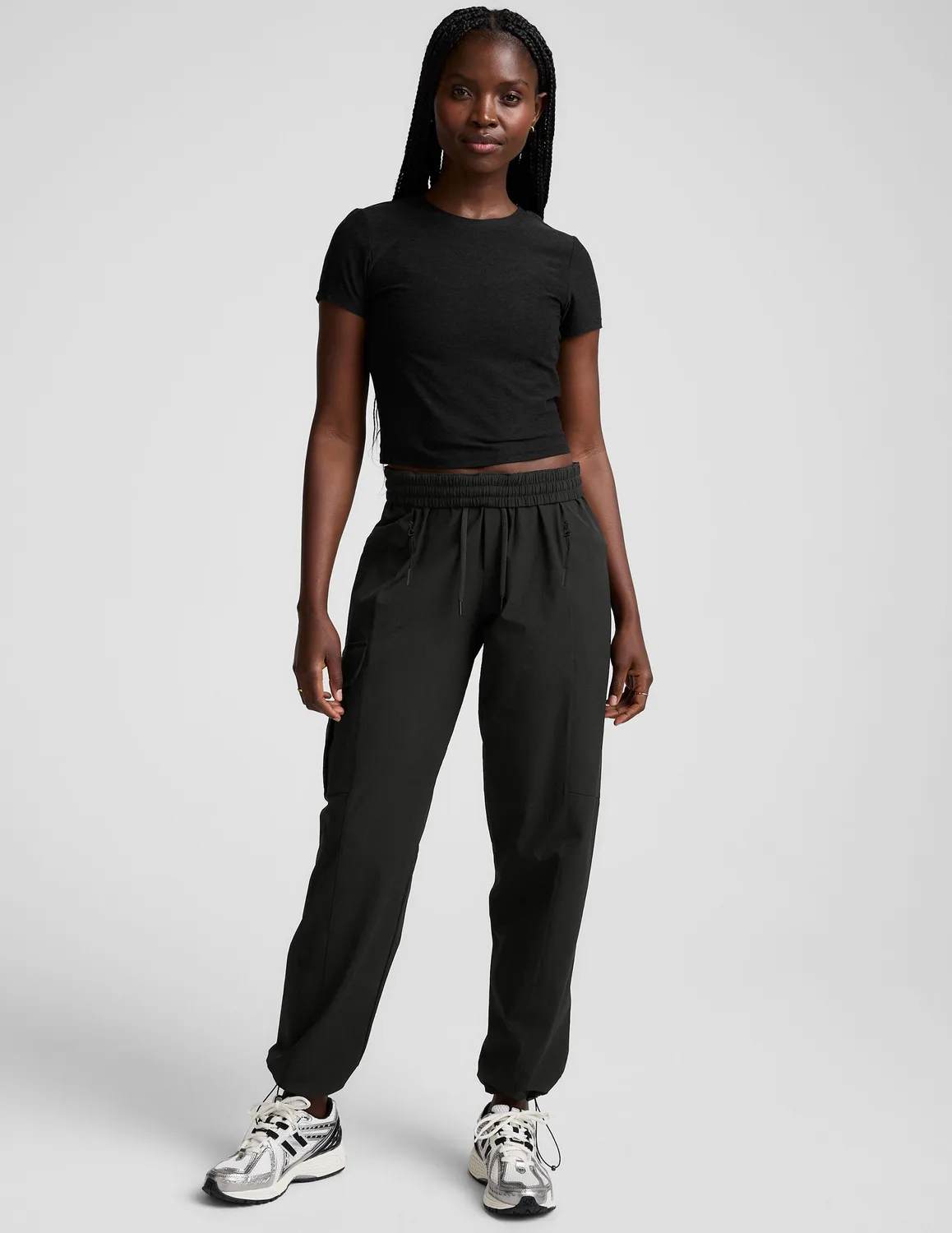 Beyond Yoga Peak Pant friluftsbyxor svart avslappnad