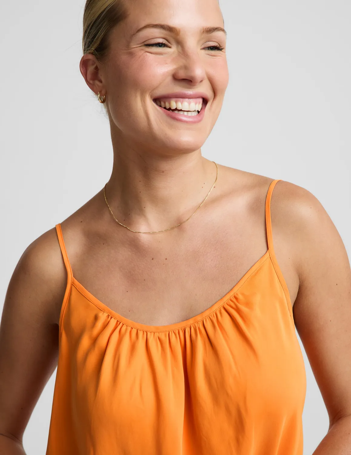 Beyond Yoga Sunkissed Cupro miniklänning Bright Citrus