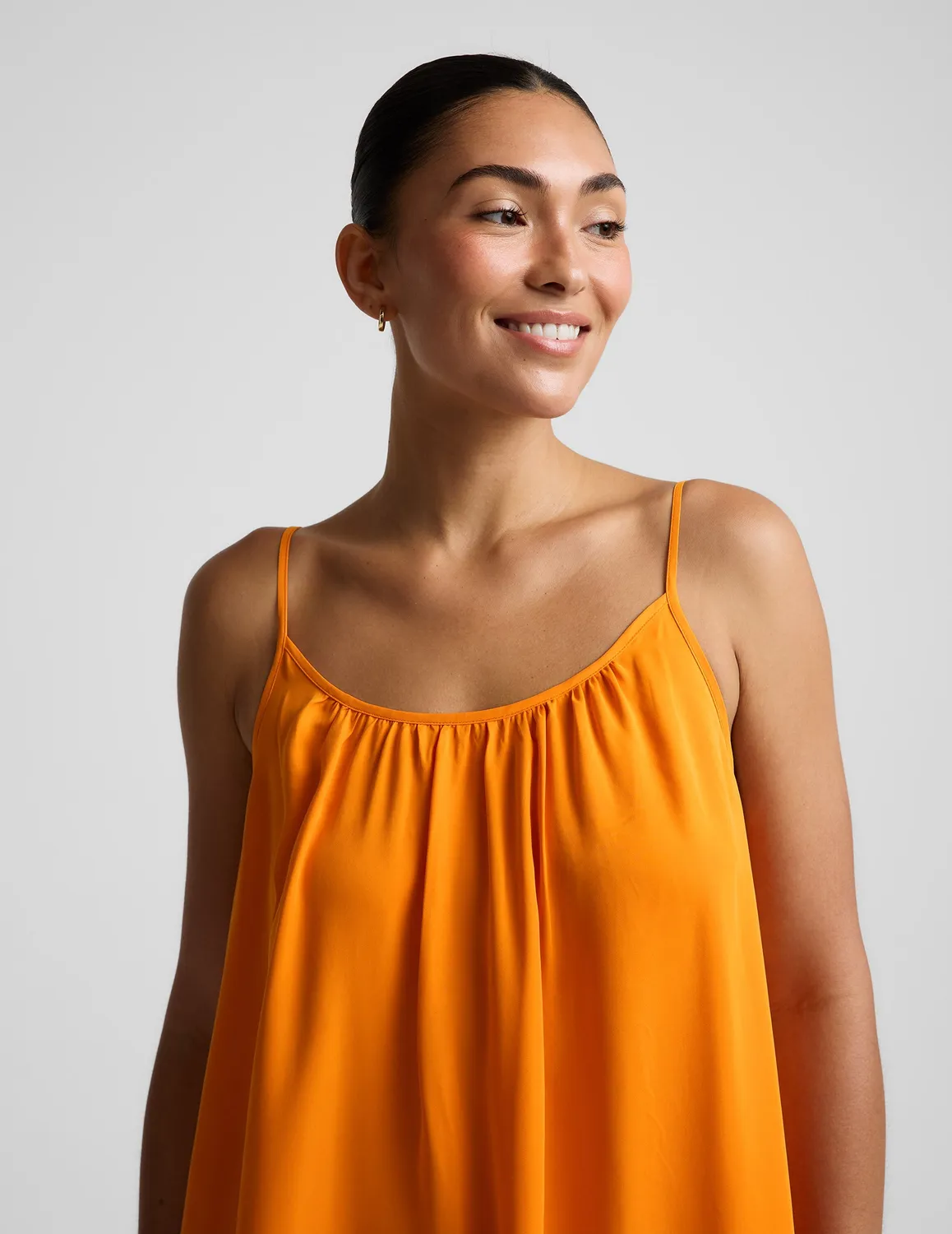 Beyond Yoga Sunkissed Cupro maxiklänning Bright Citrus gul