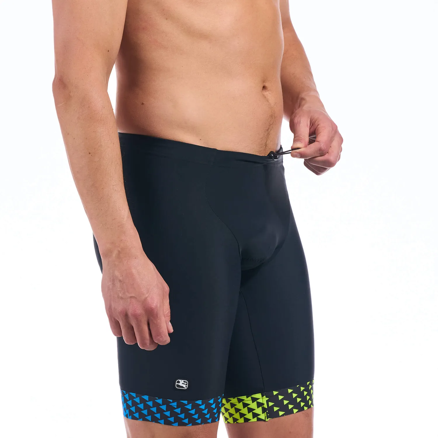 Giordana Vero Pro Tri Short triathlonshorts blå/gul