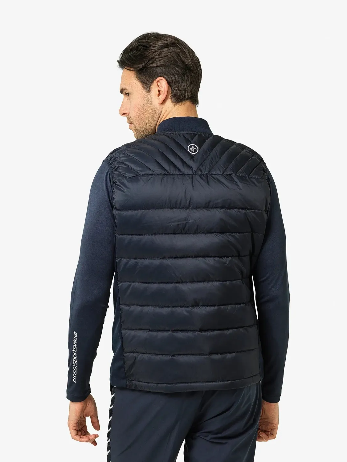 CROSS SPORTSWEAR Hybrid golfväst navy herr