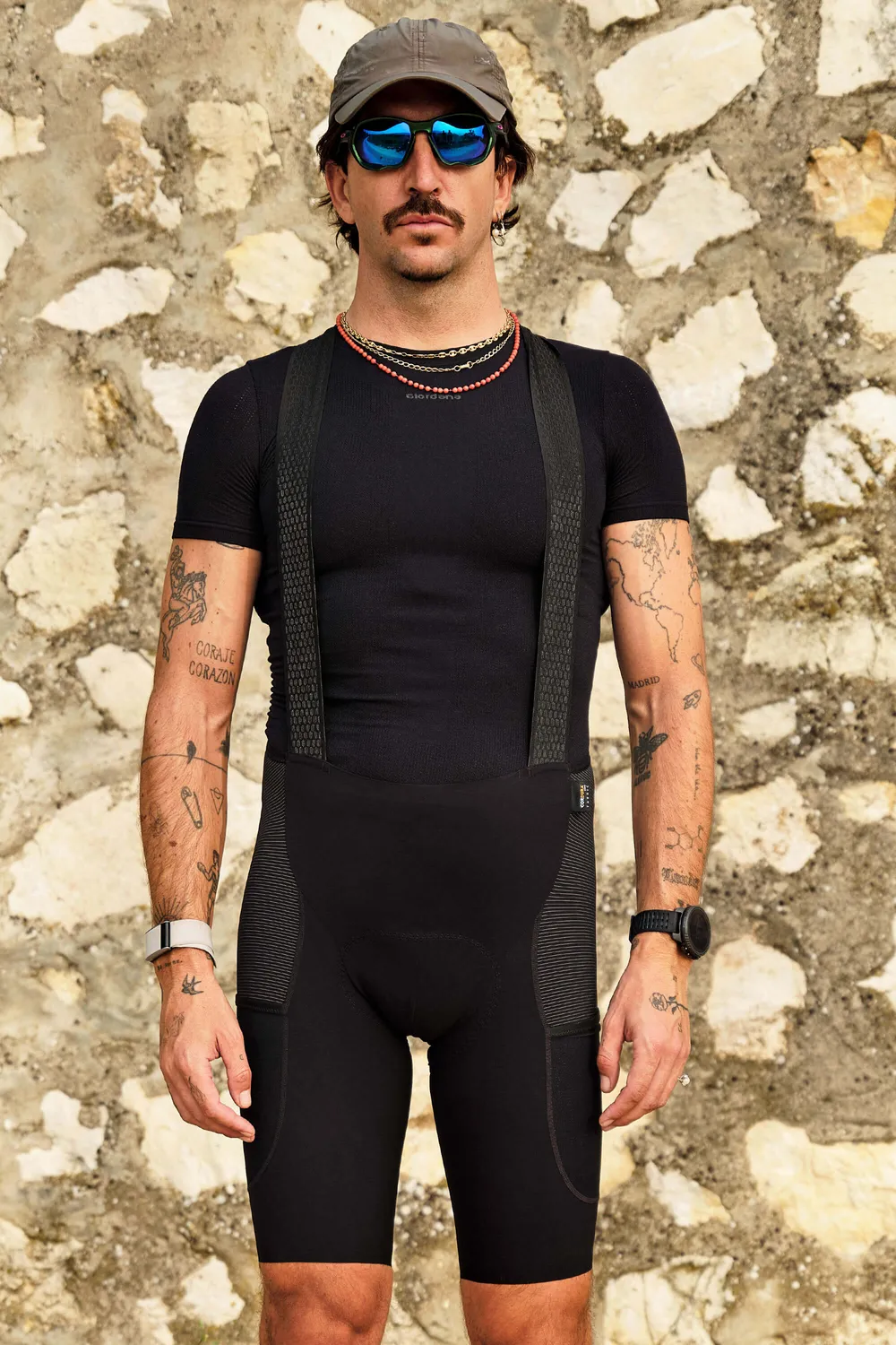 Giordana Beyond Gravel Cargo Bib Short svart slitstark