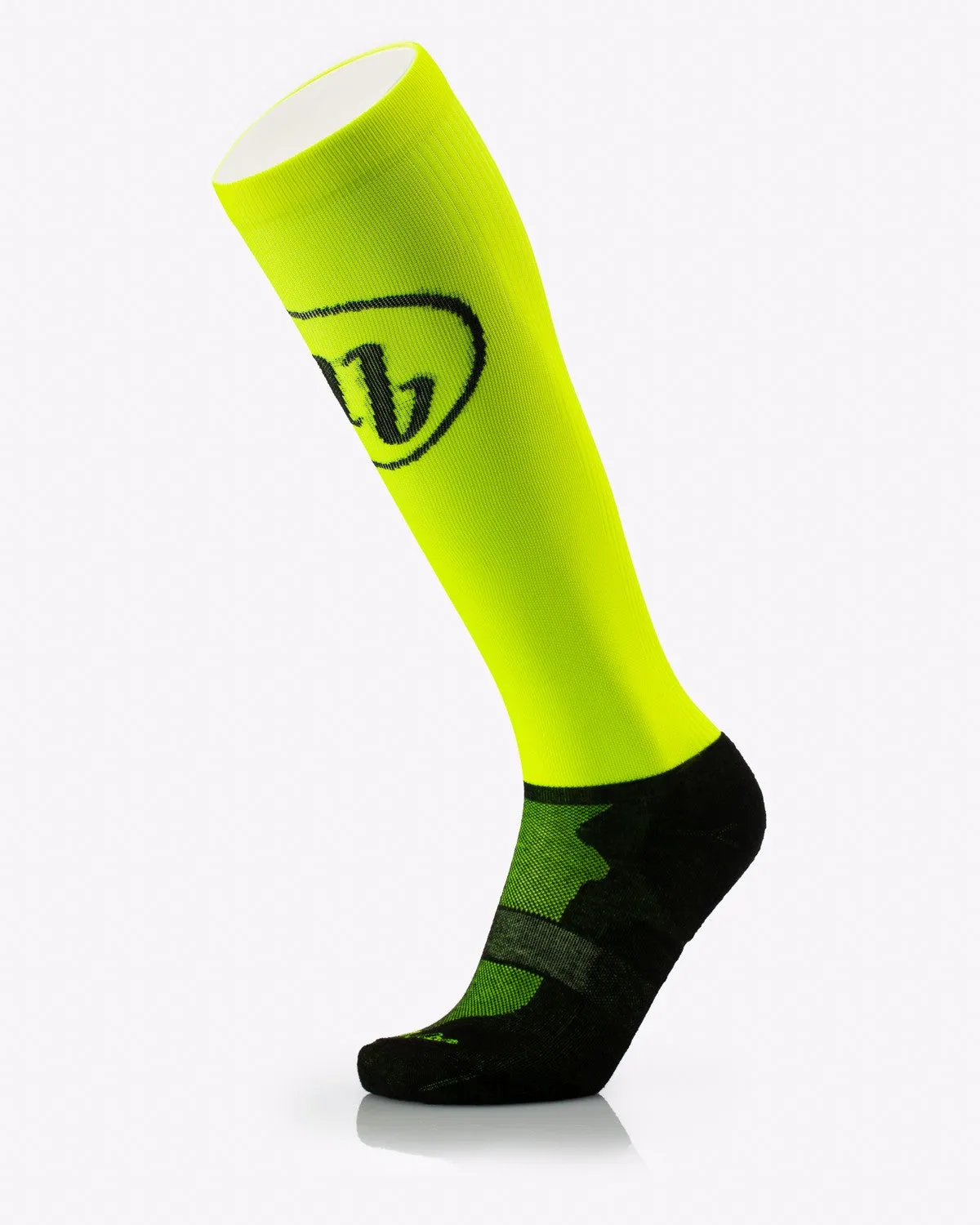 MB Wear MB Trek lungo löparstrumpor gul fluo långa