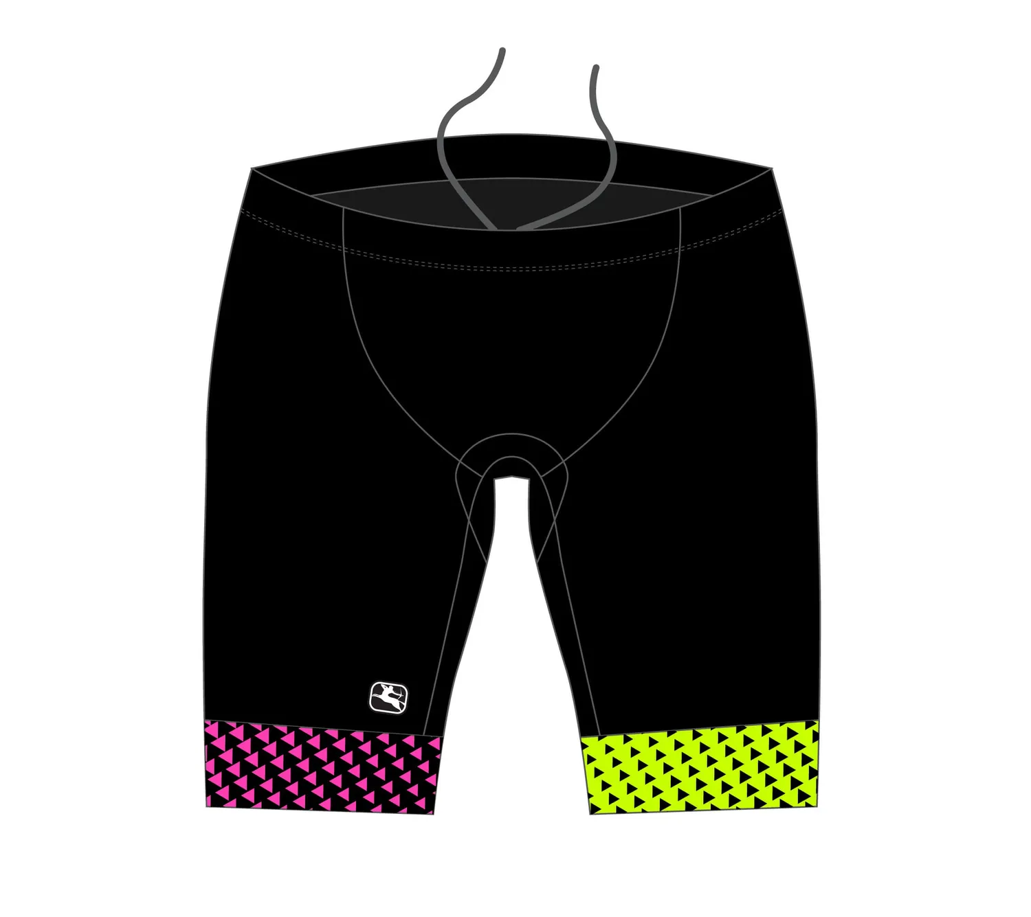 Giordana Vero Pro triathlonshorts dam rosa med pad