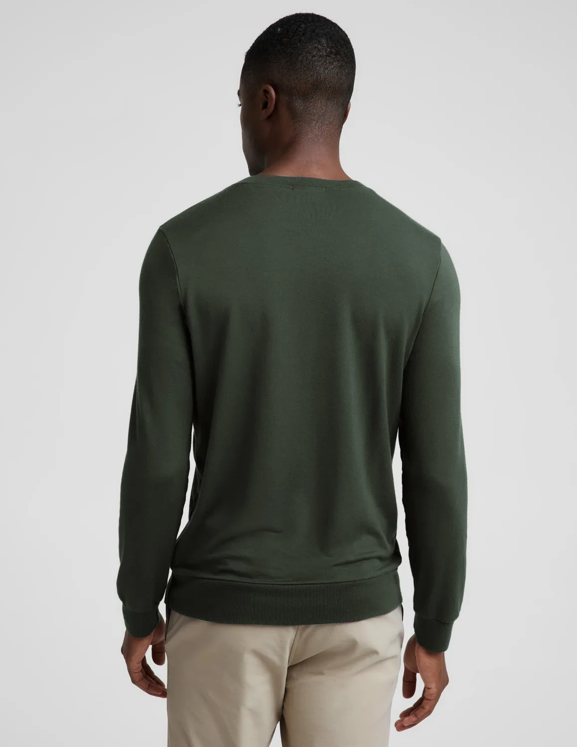 Beyond Yoga Always Beyond Crew Pullover Sweatshirt Dusty Forest
