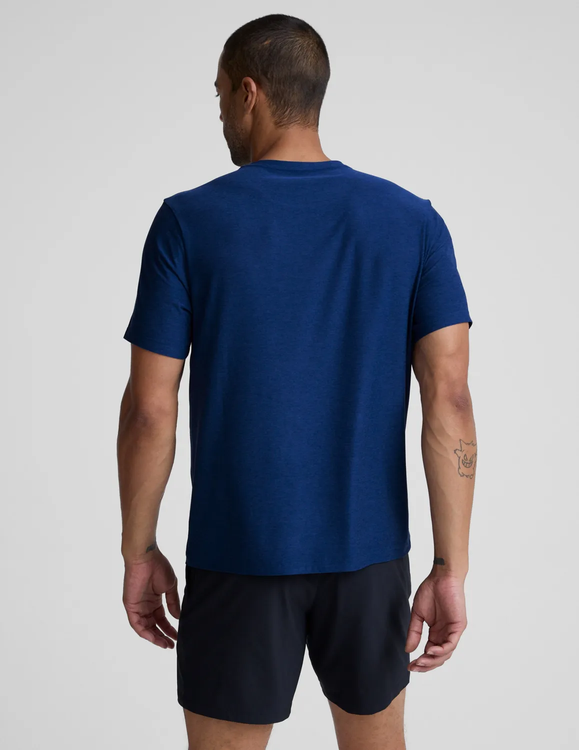 Beyond Yoga Always Beyond Men's Crew Tee 2.0 t-shirt Marina Heather mjuk