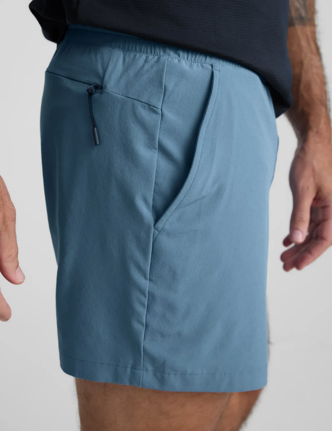 Beyond Yoga Pivotal 2.0 lined shorts 5 tum Harbor Blue