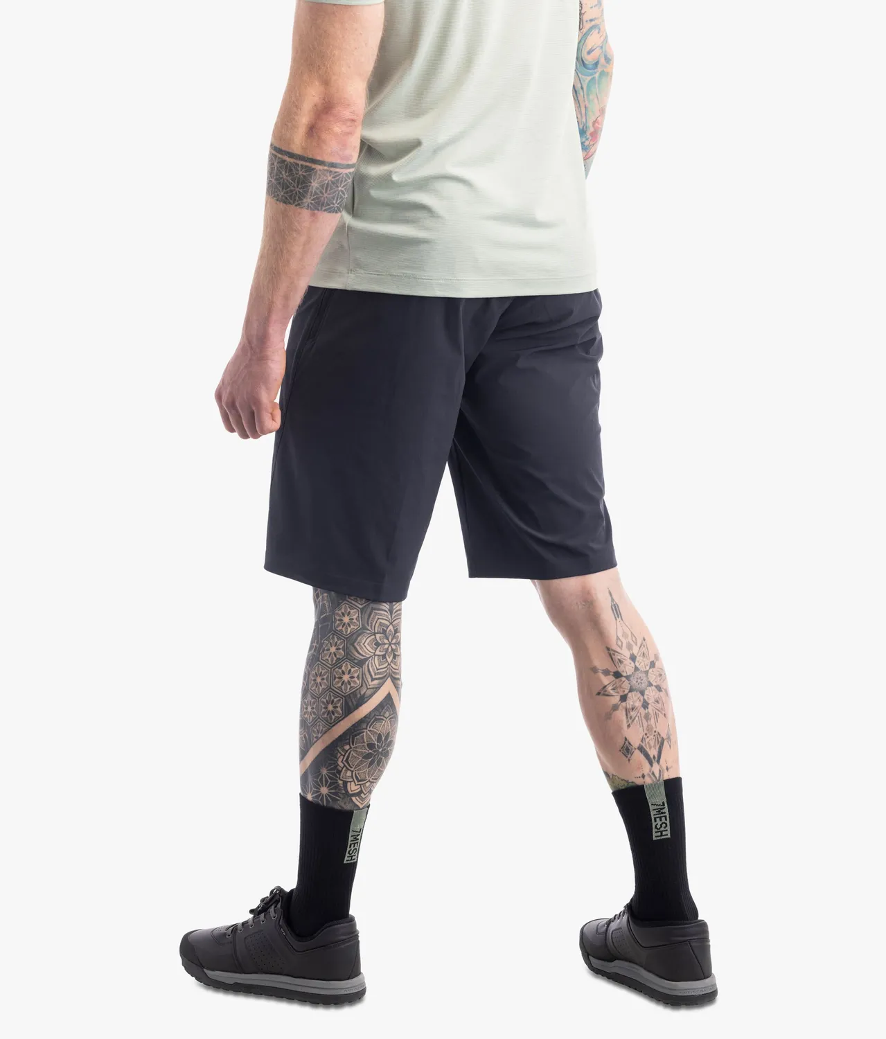 7MESH Transition Short 13" cykelshorts Black stretch