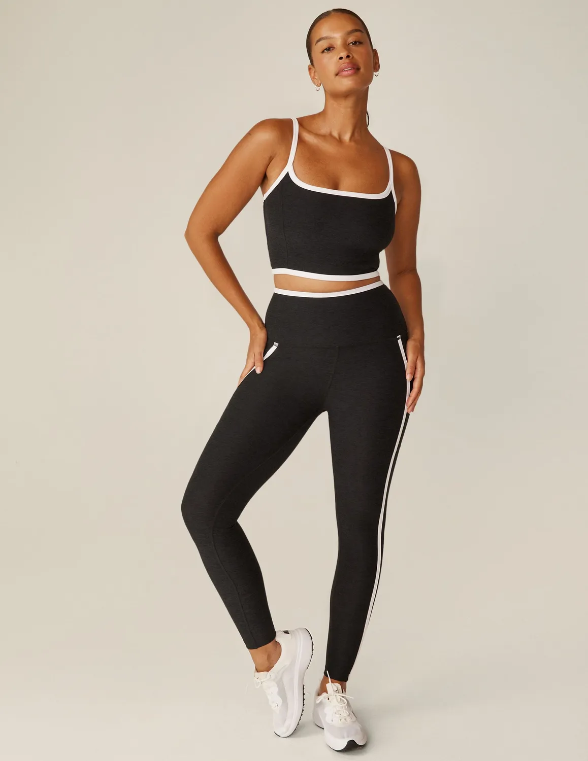 Beyond Yoga Spacedye New Moves High Cropped Tank croptop svart