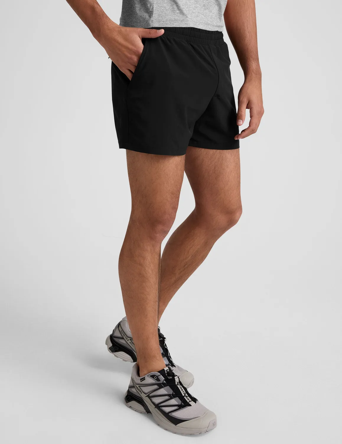 Beyond Yoga Pivotal 2.0 Men's Lined Short 5" shorts Black fuktavvisande