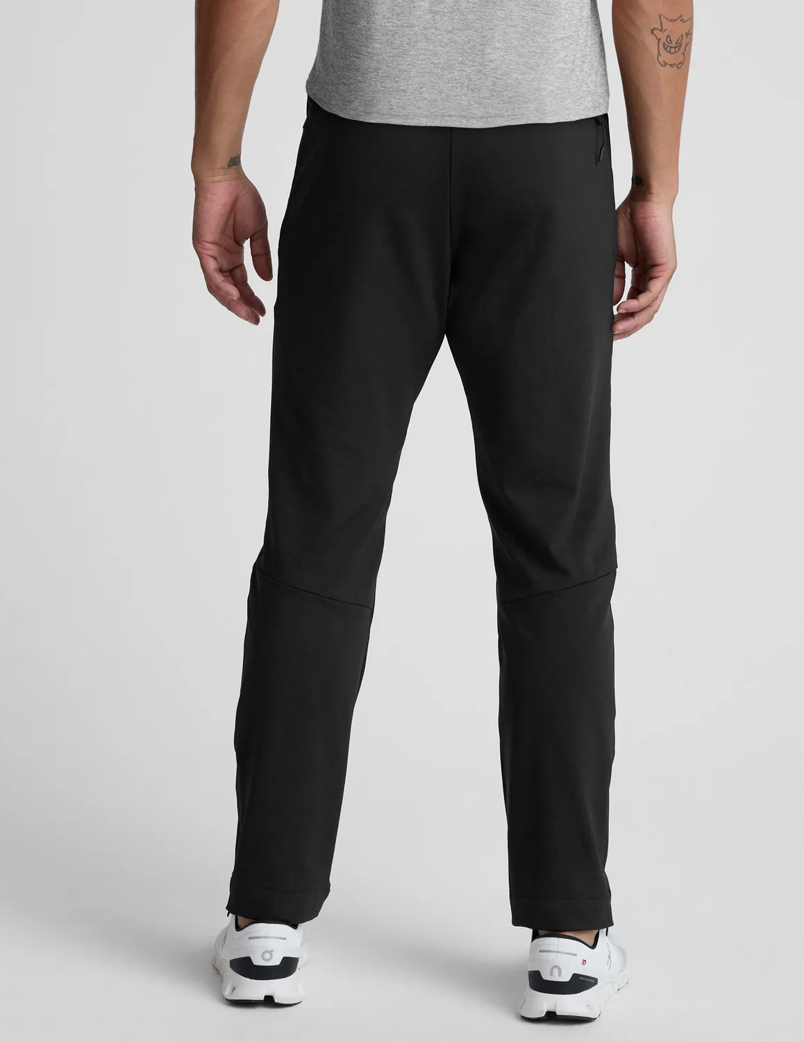 Beyond Yoga Pacer Fleece-Backed Men's Pant träningsbyxa Black fleece