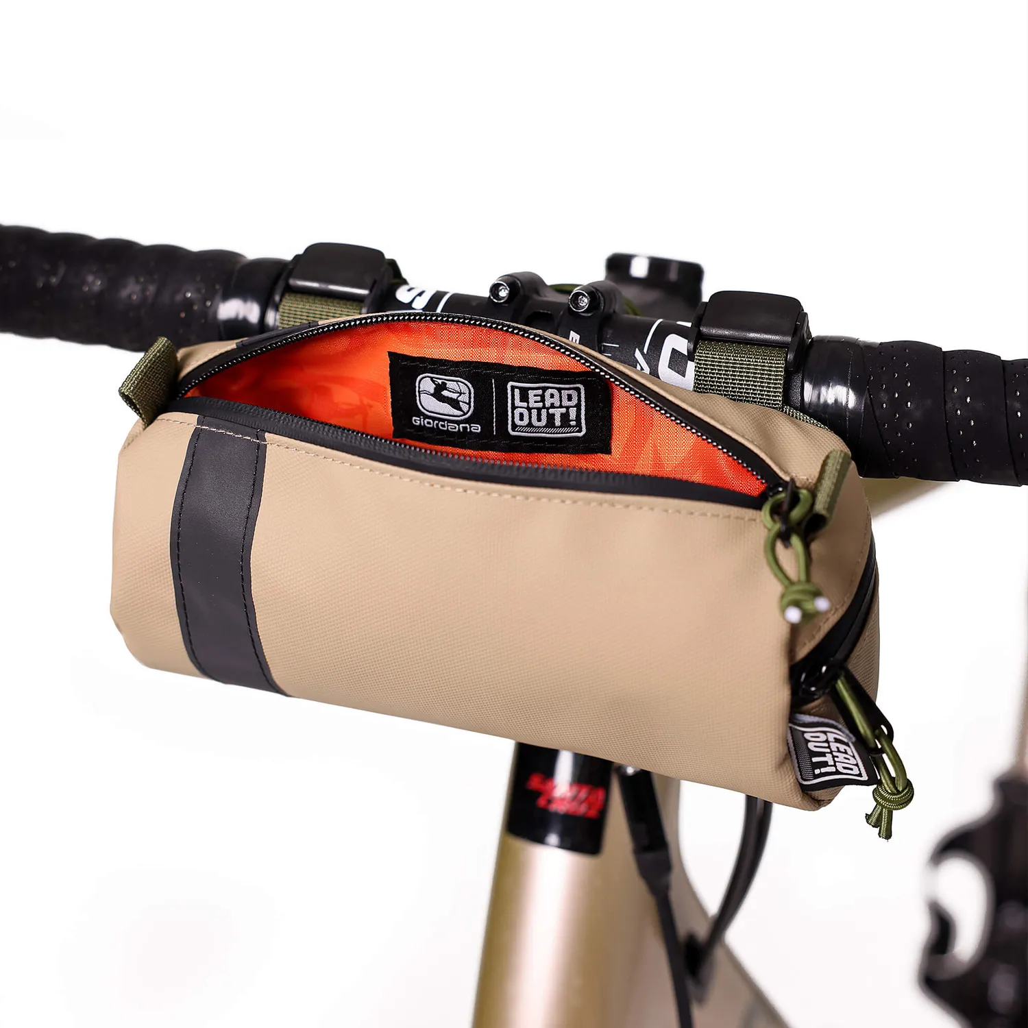 Giordana Lead Out Handlebar Bag styreväska svart 1,3 liter