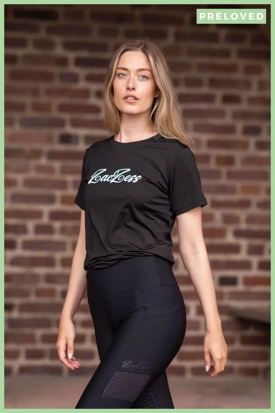 ZacZess Sofia t-shirt junior svart 110-116