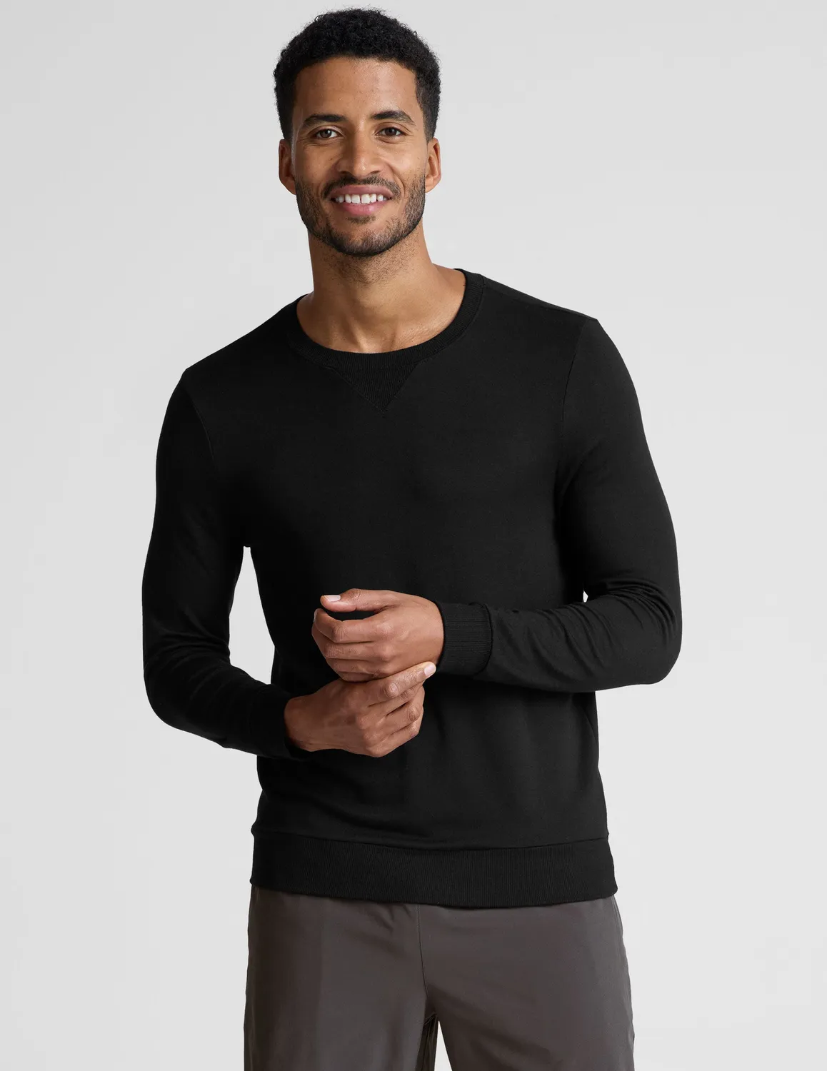 Beyond Yoga Always Beyond Crew Pullover fleecetröja svart