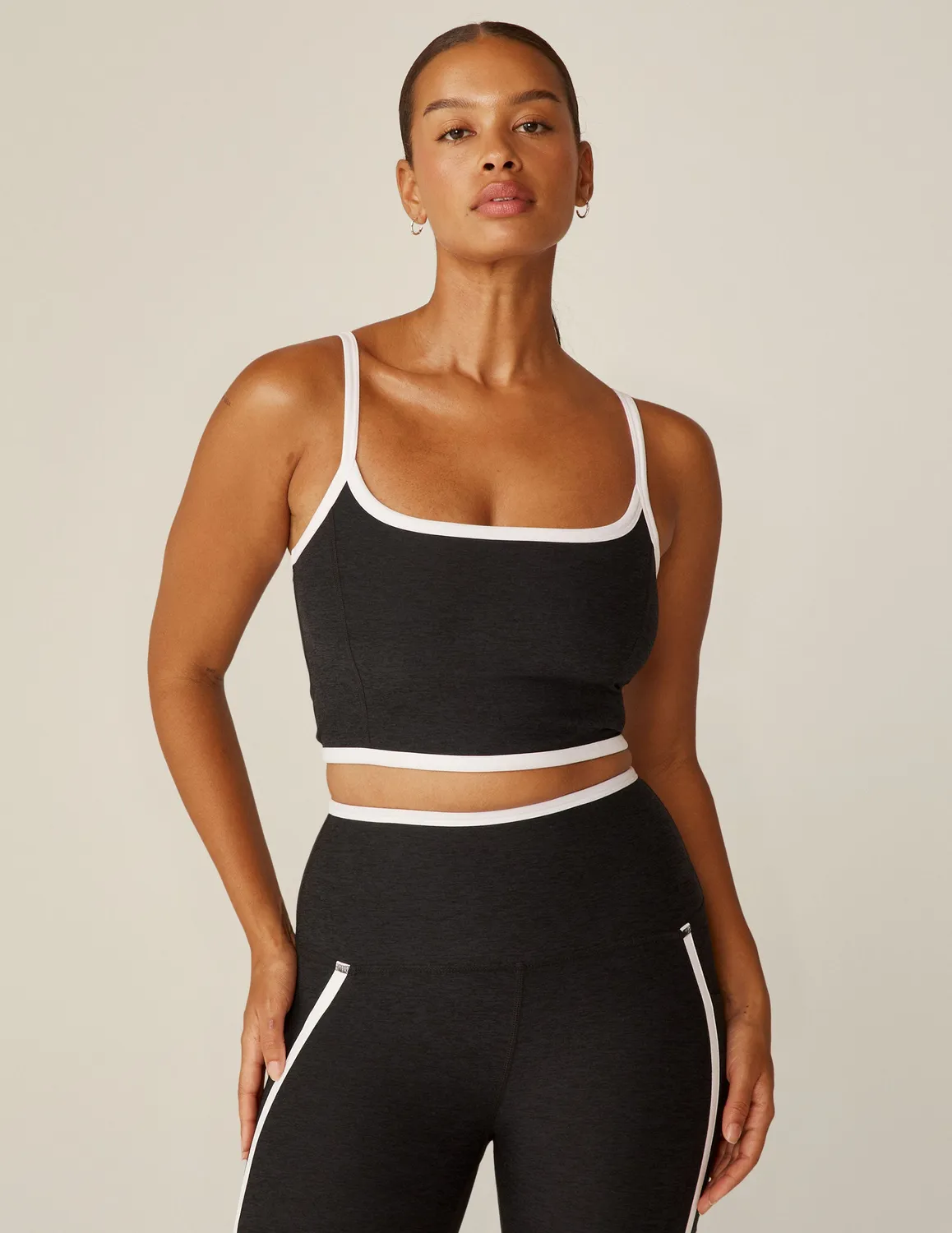 Beyond Yoga Spacedye New Moves High Cropped Tank croptop svart