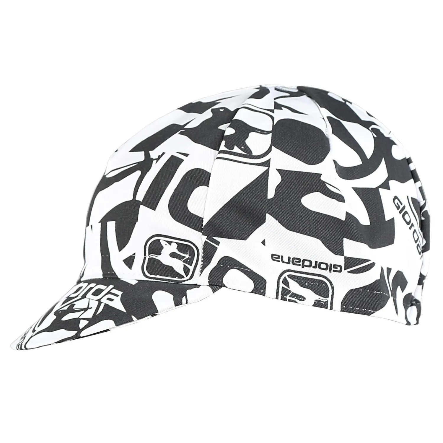 Giordana Camo cykelkeps bomull svart klassisk