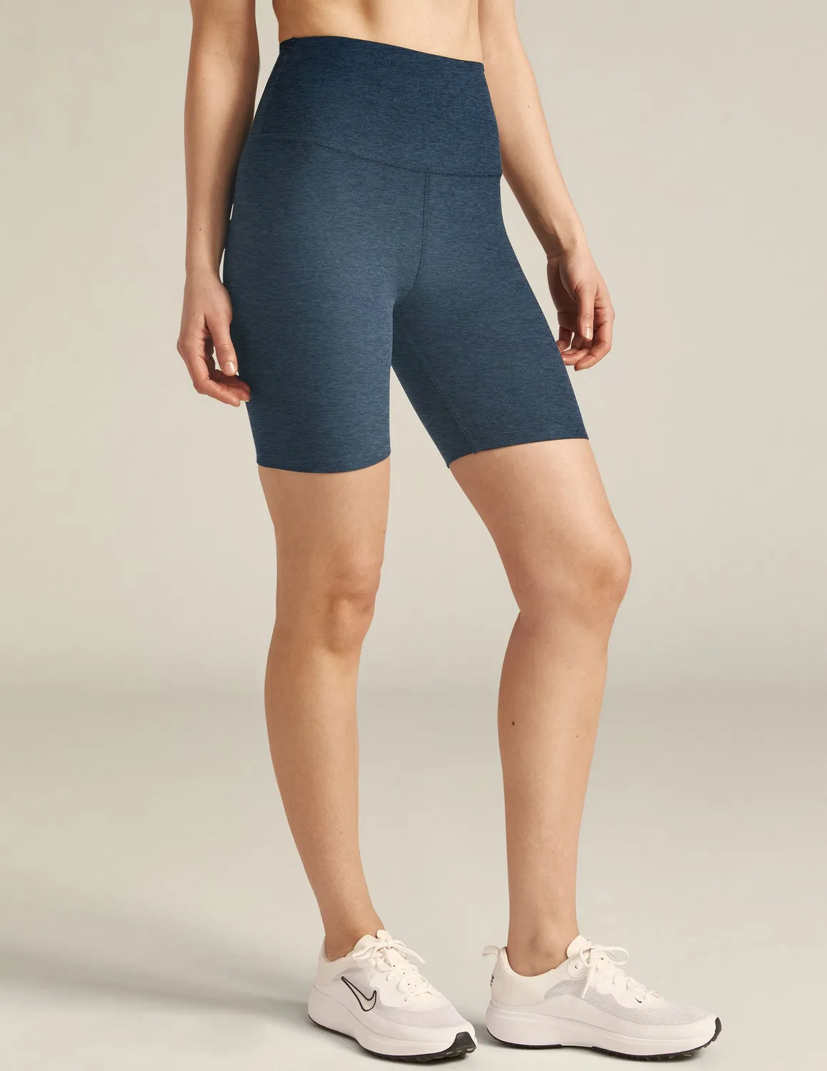 Beyond Yoga Spacedye Keep Pace 7 Shorts Nocturnal Navy biker
