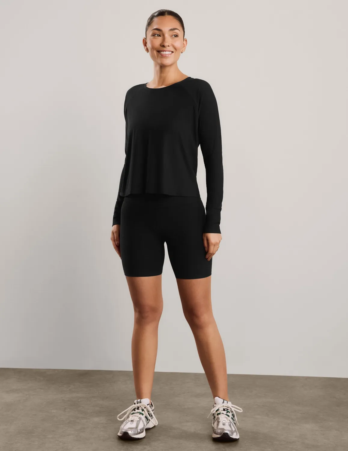 Beyond Yoga Featherweight Daydreamer Pullover Darkest Night lätt