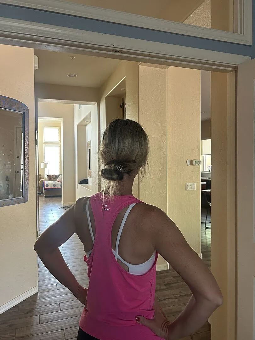 Beyond Yoga Breezeweight Active Racerback Tank träningslinne White lätt