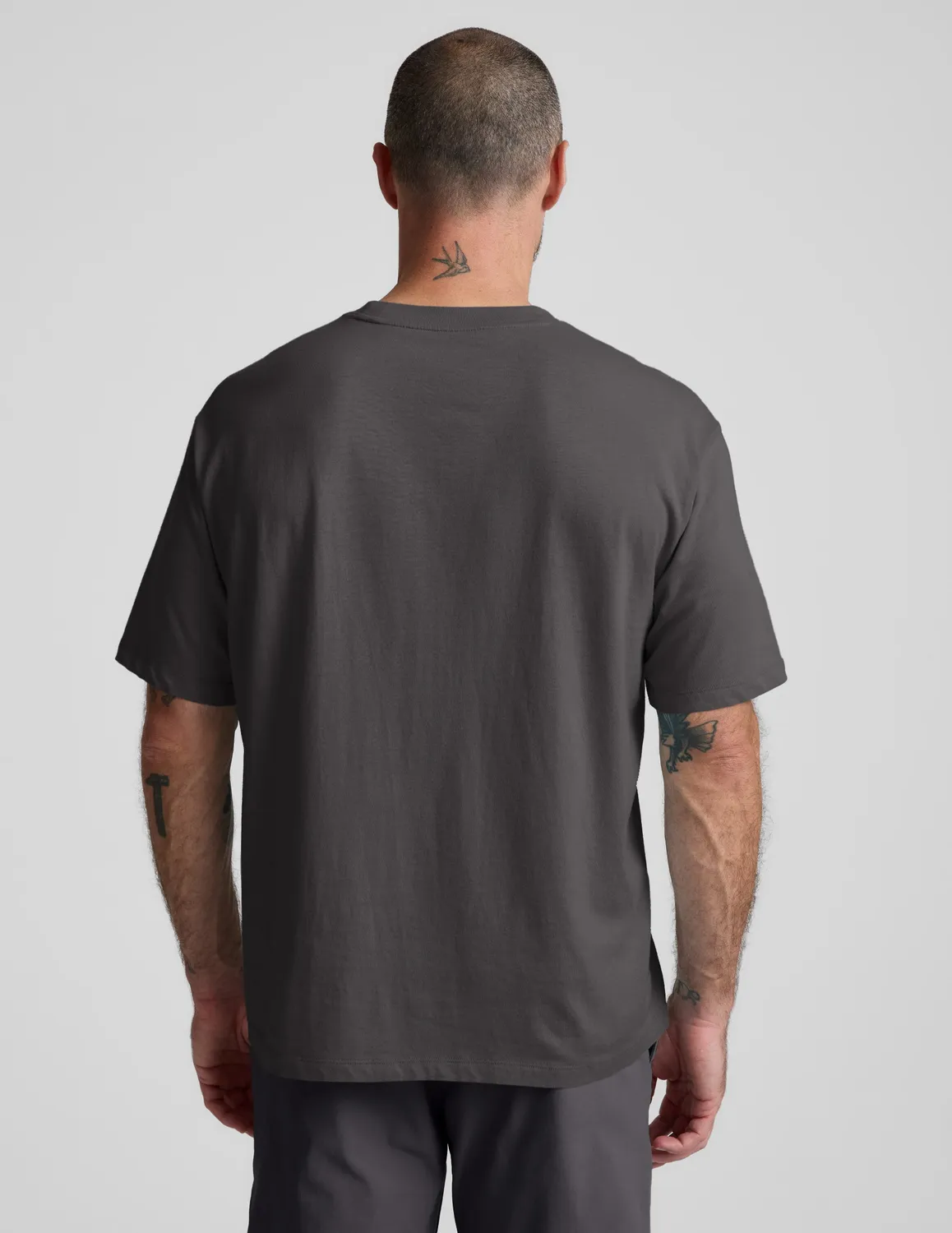 Beyond Yoga SoftKnit Cotton Tee t-shirt Black Ash bomull