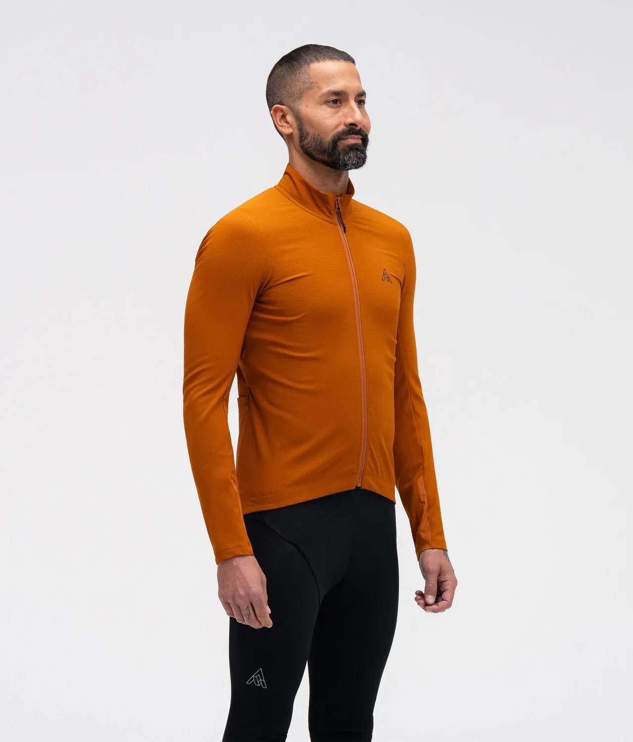 7MESH Tantalus Long Sleeve Jersey cykeltröja Caramel termisk