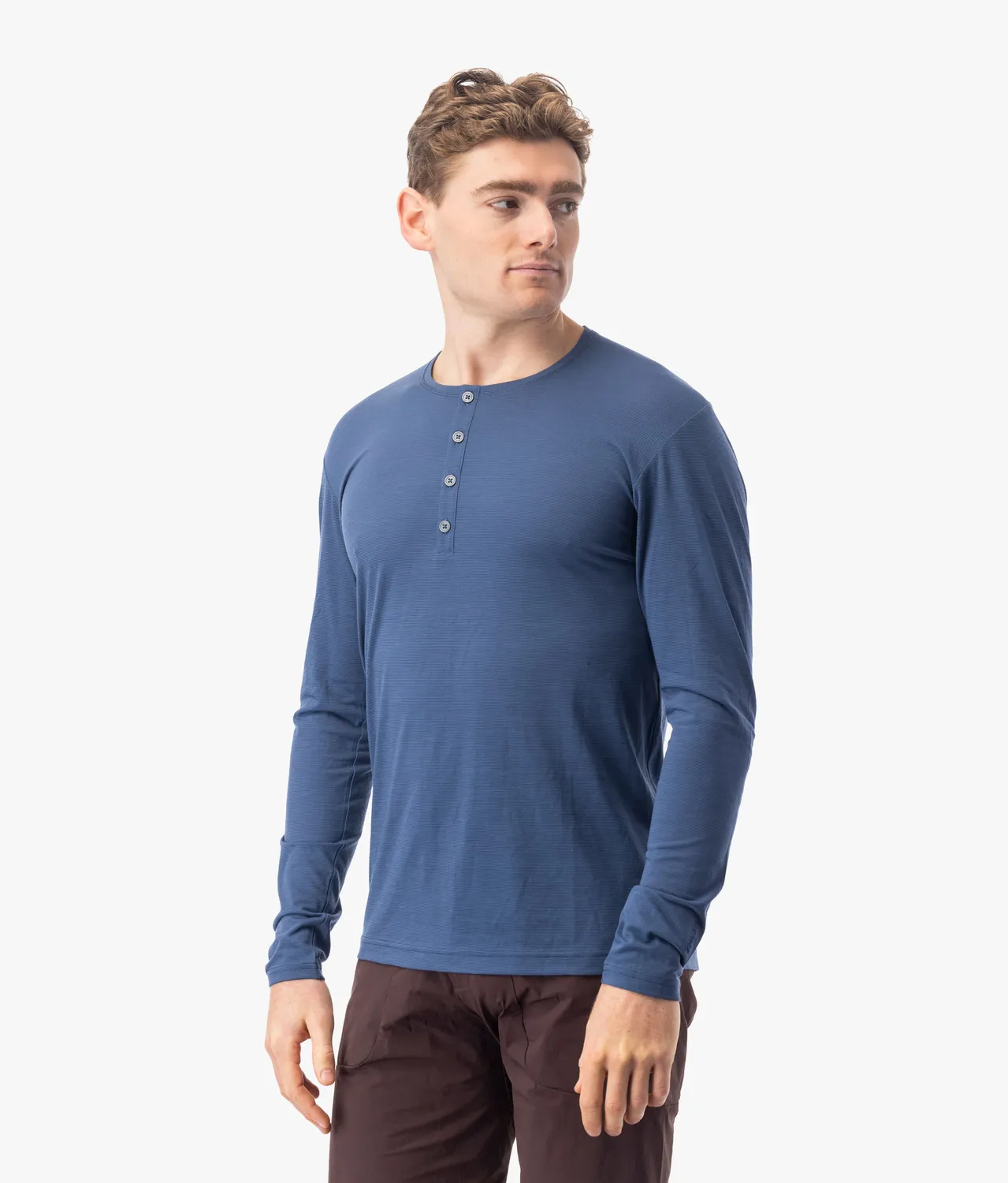 7MESH Desperado Merino Henley långärmad tröja Alpine