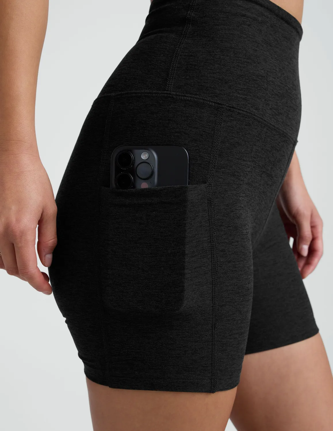 Beyond Yoga Spacedye Keep Pace 5" shorts fickor svart