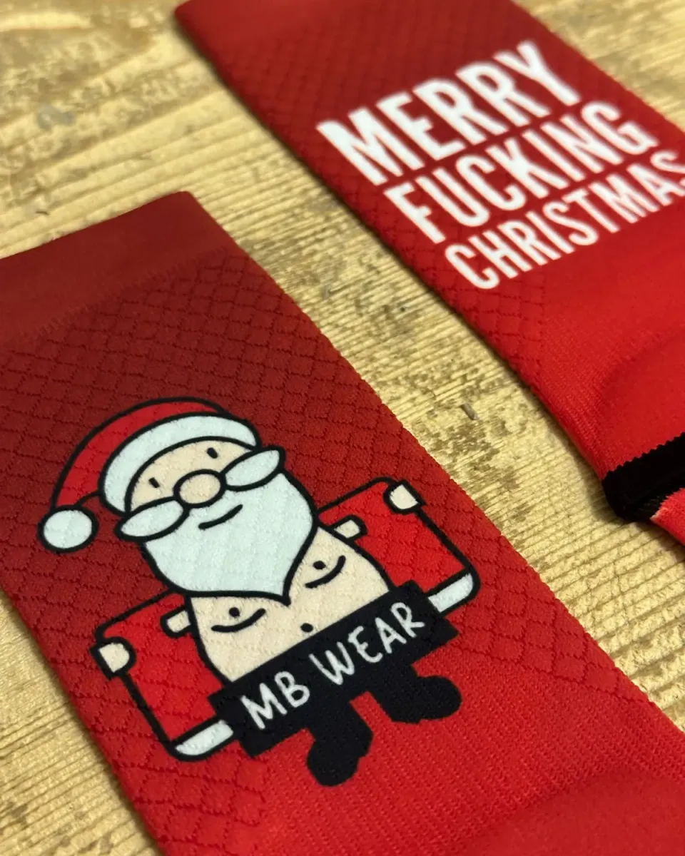 MB Wear Fun Evo Merry Christmas cykelstrumpor jul