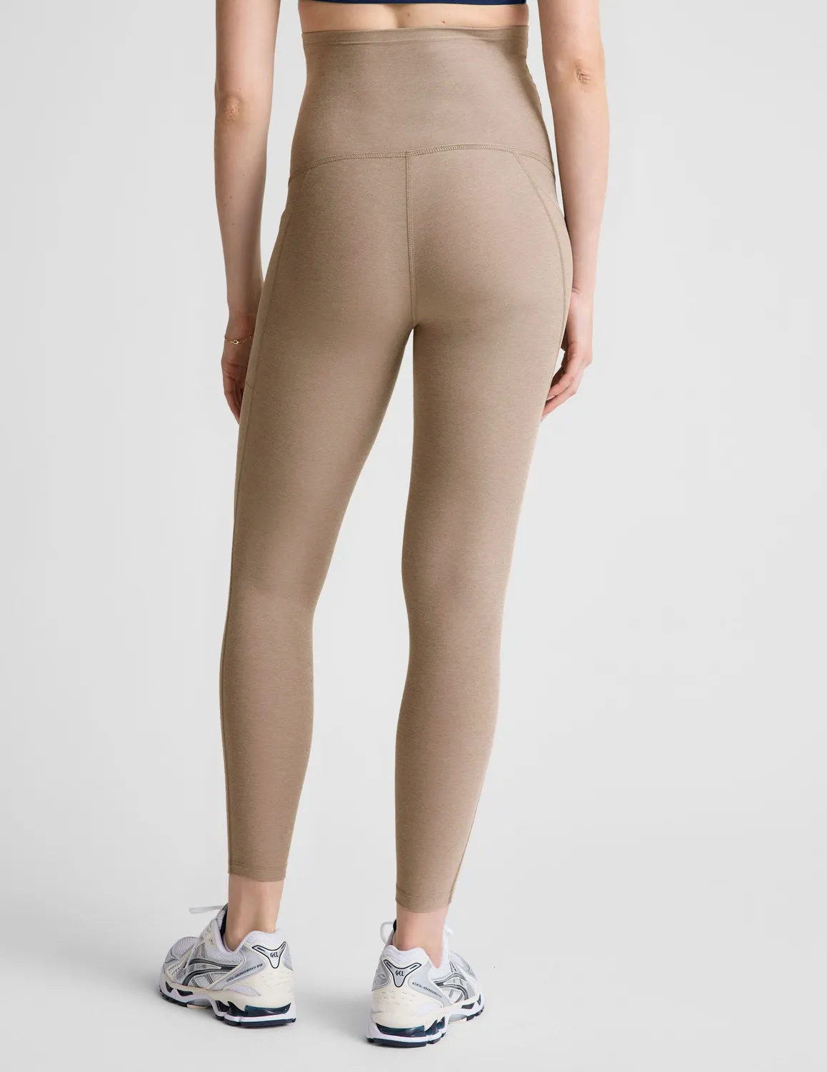 Beyond Yoga Spacedye Love the Bump Pocket Midi leggings beige