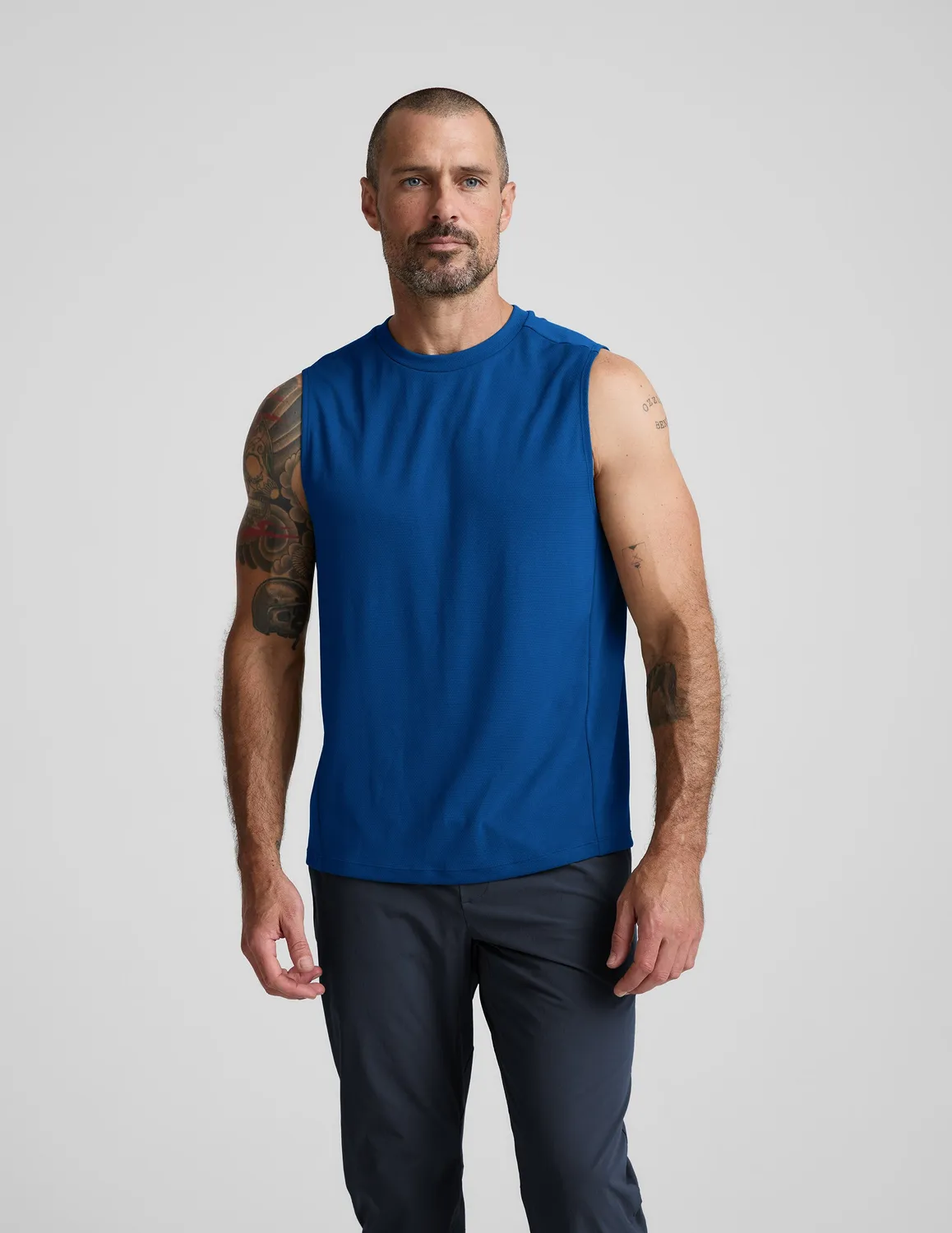 Beyond Yoga All In Active Tank linne horizon cobalt slim