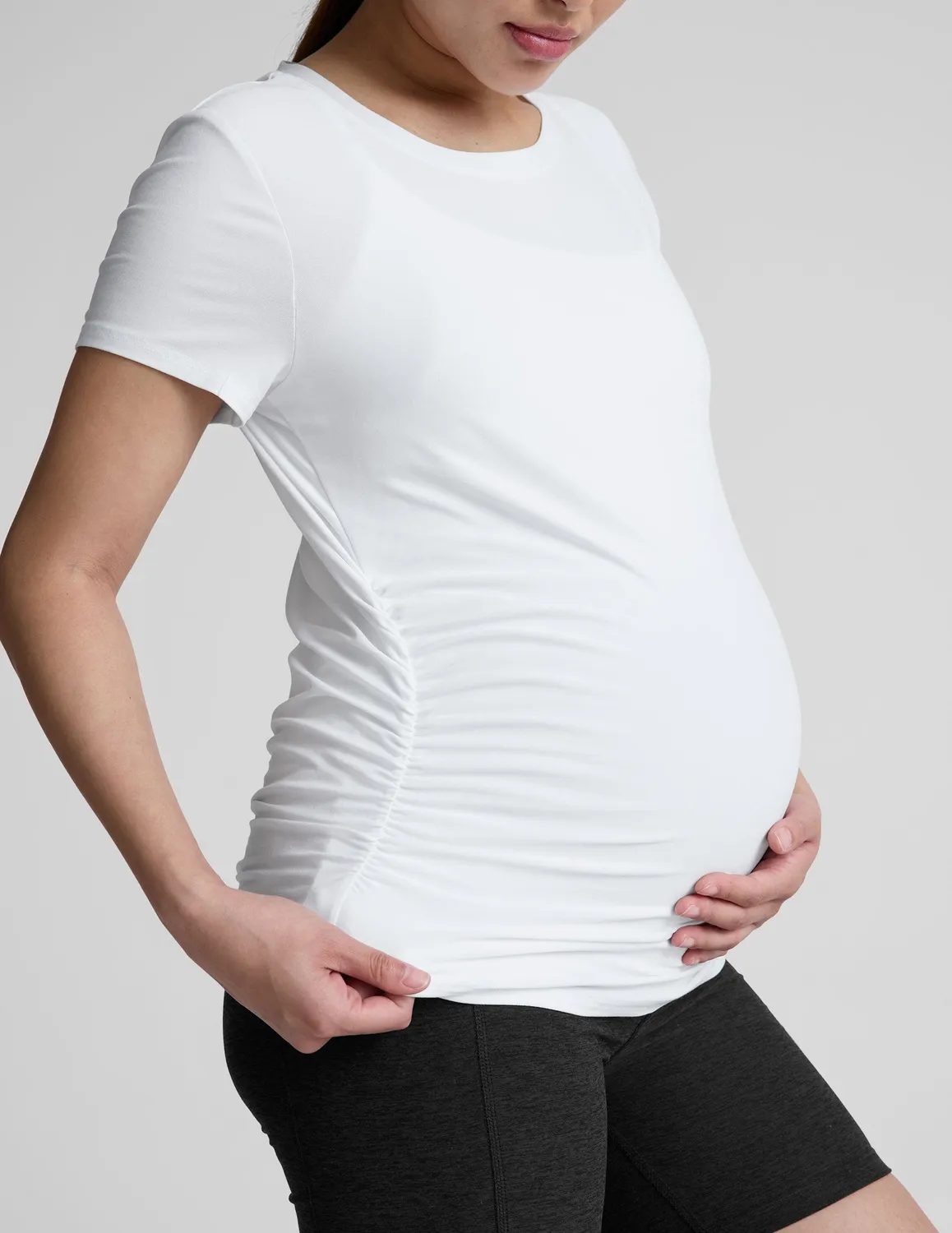 Beyond Yoga Featherweight One Only Maternity t-shirt vit mjuk