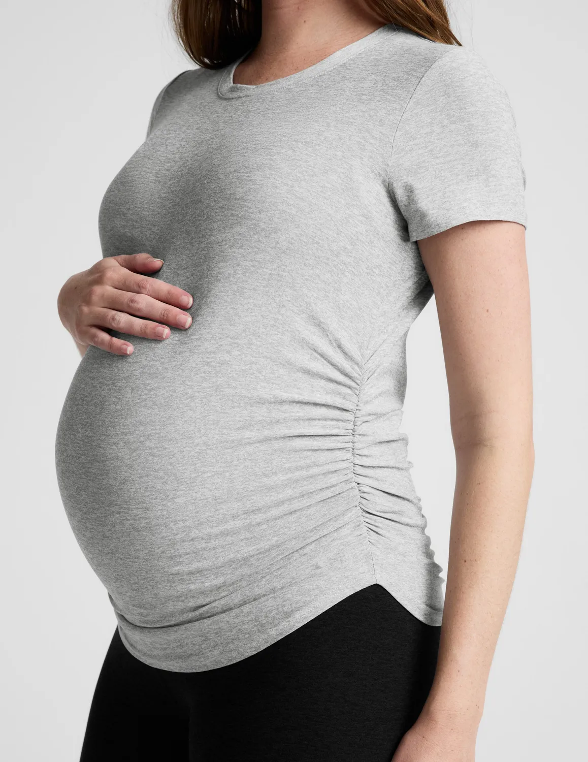 Beyond Yoga Featherweight One & Only Maternity Tee grå lång