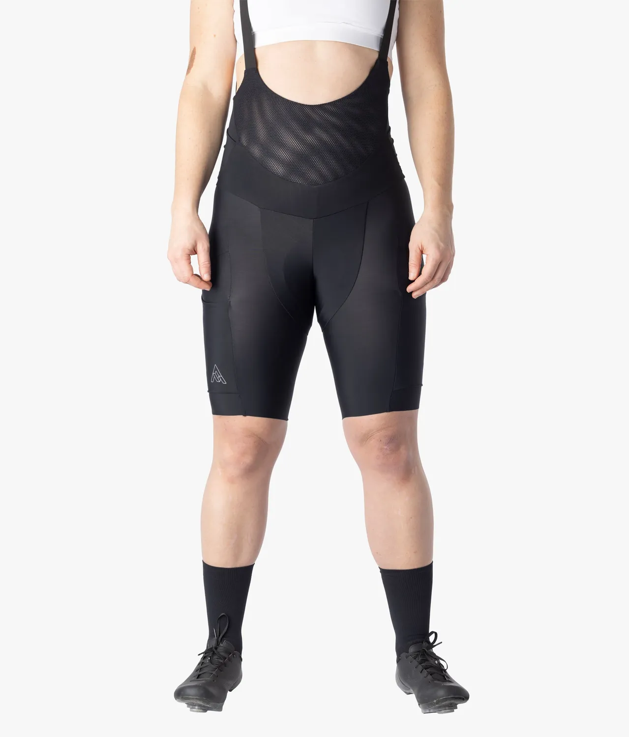 7MESH WK3 Cargo Bib Short cykelbyxor Black med fickor