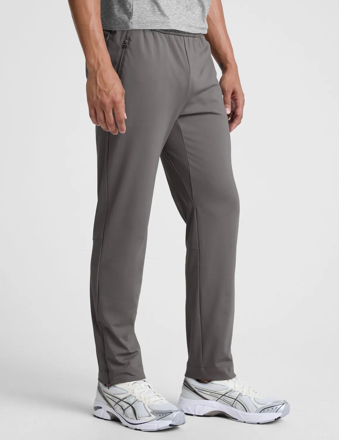 Beyond Yoga Pacer Fleece-Backed Men's Pant träningsbyxa Shadow Gray fleece