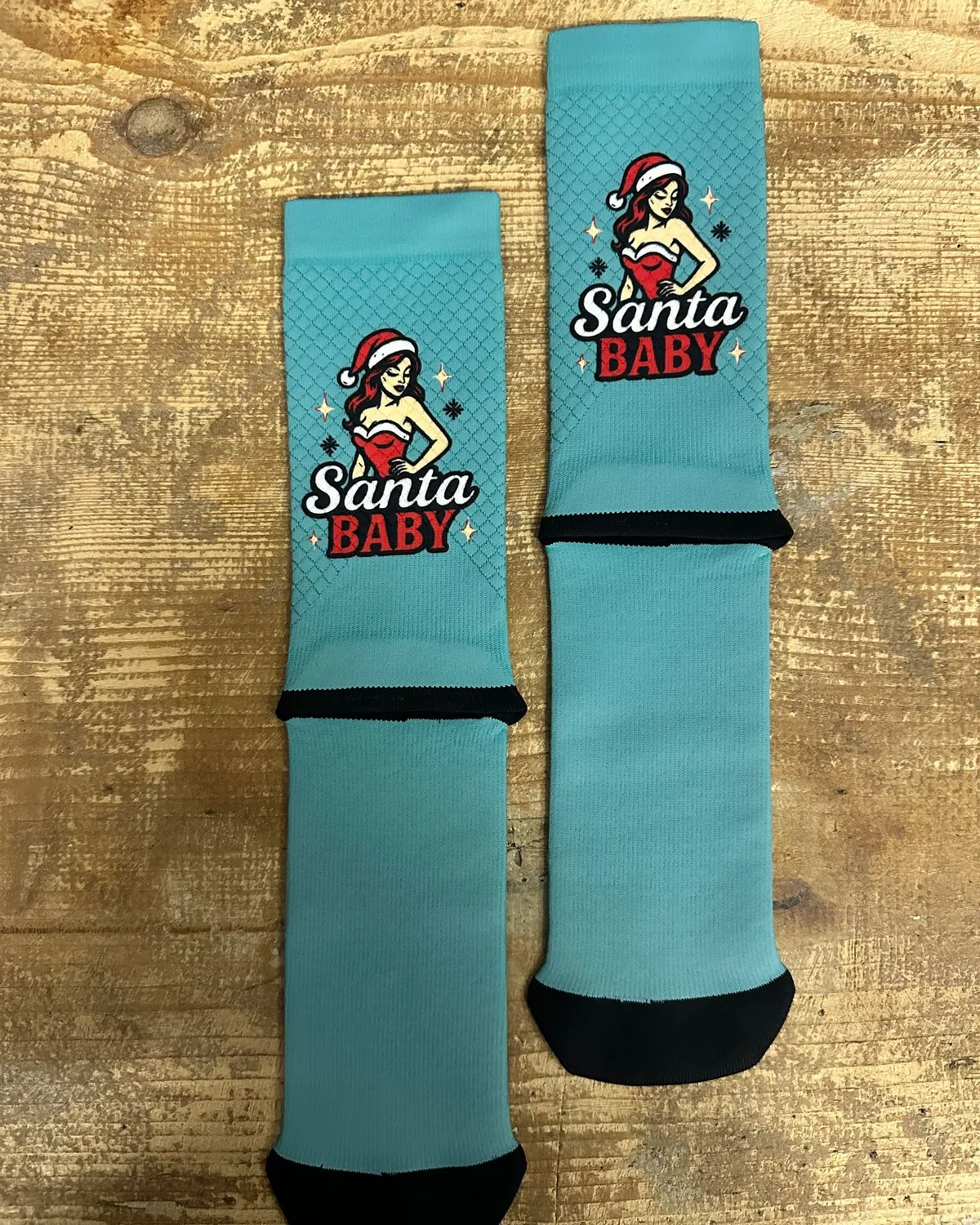 MB Wear Fun Evo Santa Baby cykelstrumpor jul