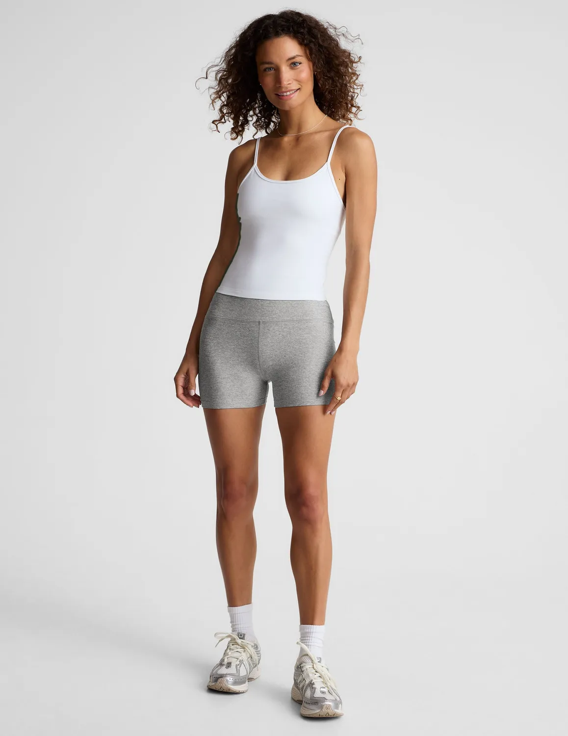 Beyond Yoga Spacedye Forever Tank linne Cloud White tight