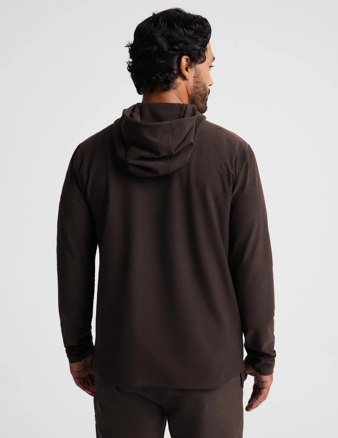 Beyond Yoga Spacedye Go-To Men's Hoodie Dark Chocolate mjuk